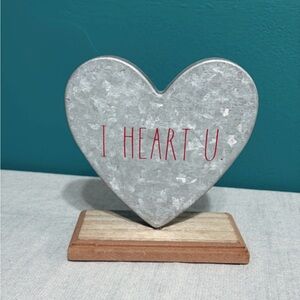 Rae Dunn I heart ❤️ u sign